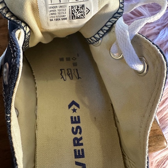 All Star Converse Blue Sneakers | Size 9 - Picture 7 of 10